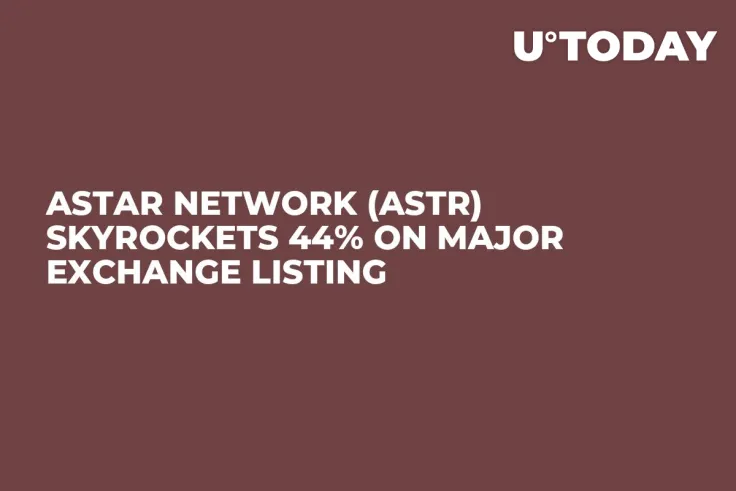 Astar Network (ASTR) Skyrockets 44% on Major Exchange Listing