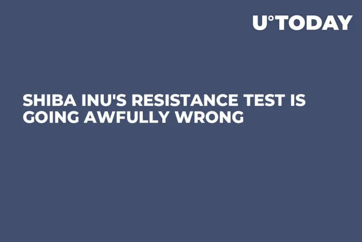 Shiba Inu's Resistance Test Is Going Awfully Wrong