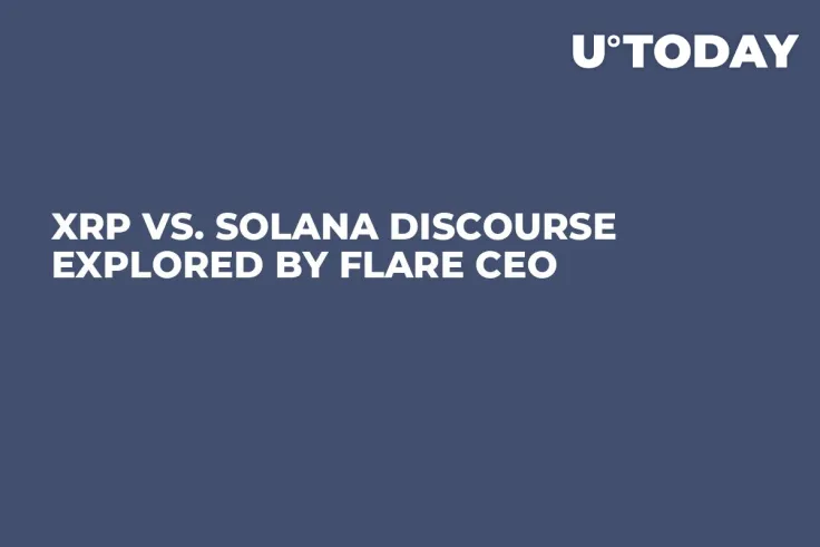 XRP vs. Solana Discourse Explored by Flare CEO