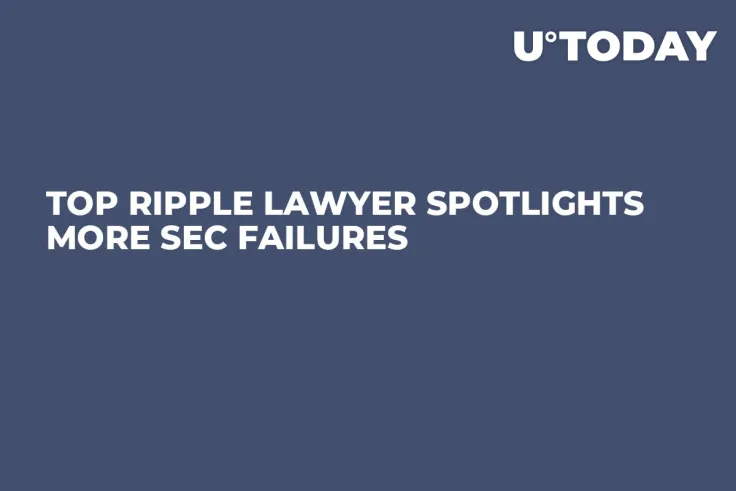 Top Ripple Lawyer Spotlights More SEC Failures