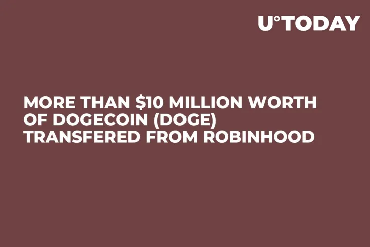 More Than $10 Million Worth of Dogecoin (DOGE) Transfered from Robinhood 