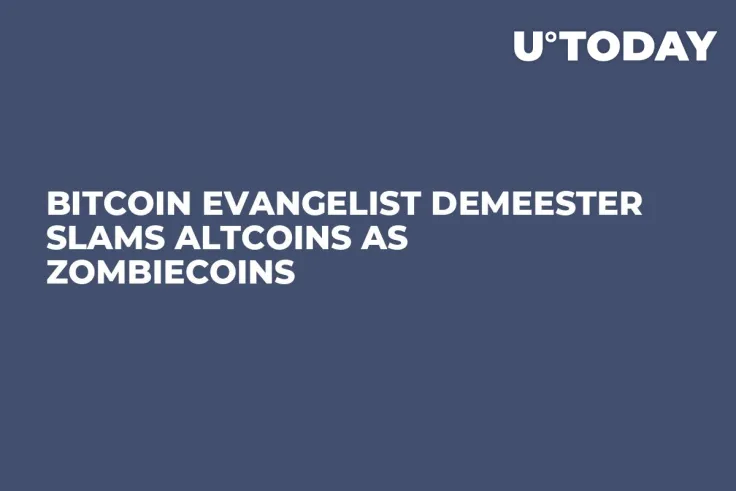 Bitcoin Evangelist Demeester Slams Altcoins as Zombiecoins 