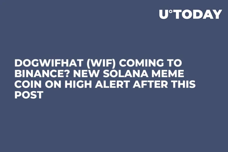Dogwifhat (WIF) Coming to Binance? New Solana Meme Coin on High Alert After This Post