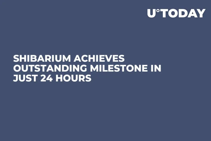 Shibarium Achieves Outstanding Milestone in Just 24 Hours