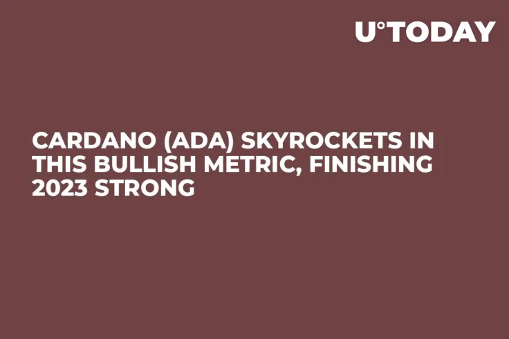 Cardano (ADA) Skyrockets in This Bullish Metric, Finishing 2023 Strong