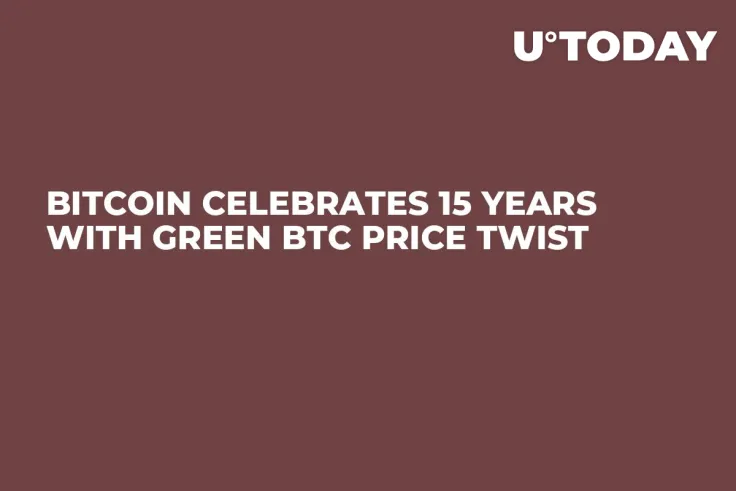 Bitcoin Celebrates 15 Years with Green BTC Price Twist