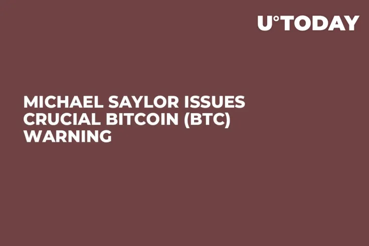 Michael Saylor Issues Crucial Bitcoin (BTC) Warning