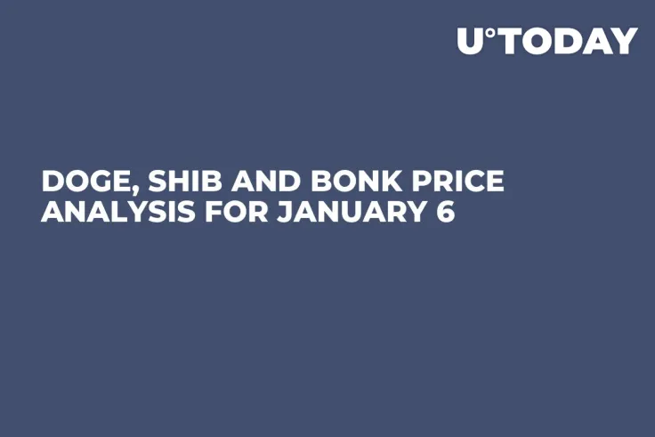 DOGE, SHIB and BONK Price Analysis for January 6