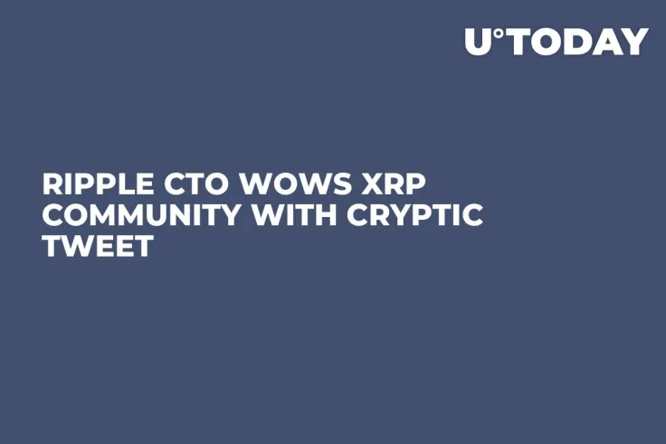 Ripple CTO Wows XRP Community With Cryptic Tweet
