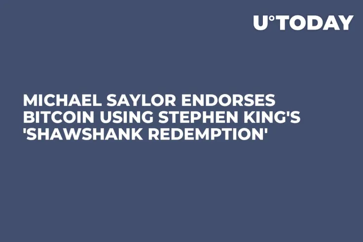 Michael Saylor Endorses Bitcoin Using Stephen King's 'Shawshank Redemption'