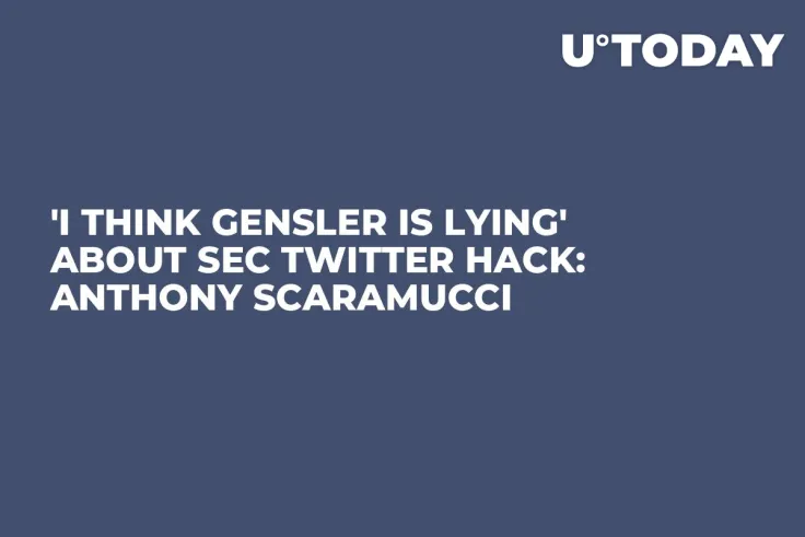 'I Think Gensler Is Lying' About SEC Twitter Hack: Anthony Scaramucci