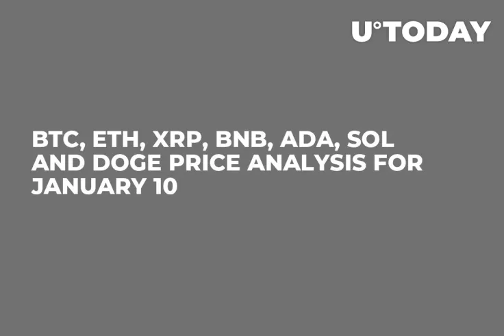 BTC, ETH, XRP, BNB, ADA, SOL and DOGE Price Analysis for January 10