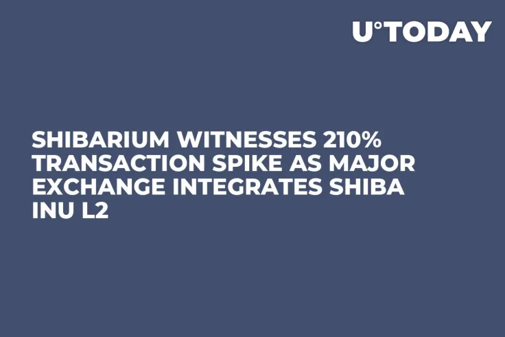 Shibarium Witnesses 210% Transaction Spike as Major Exchange Integrates Shiba Inu L2