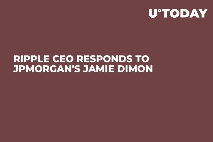 Ripple CEO Responds to JPMorgan's Jamie Dimon