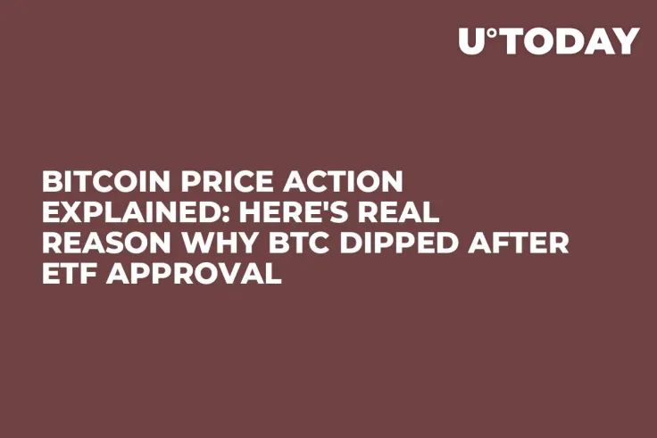 Bitcoin Price Action Explained: Here's Real Reason Why BTC Dipped After ETF Approval