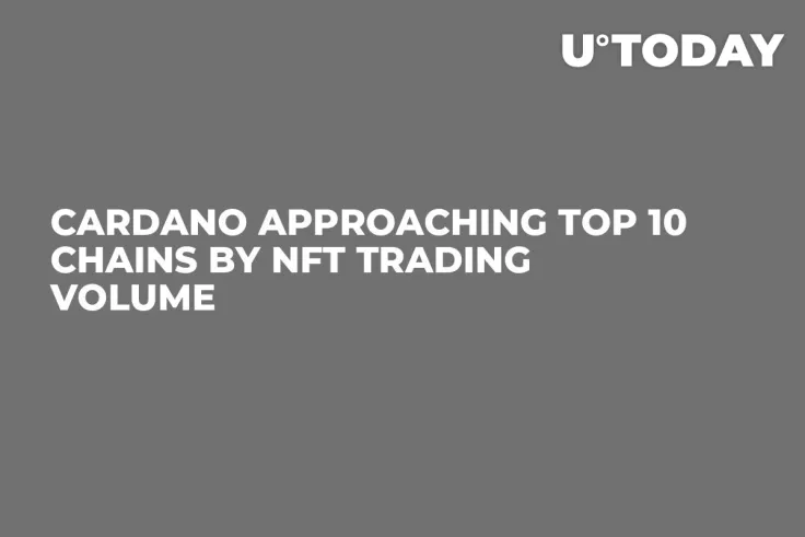 Cardano Approaching Top 10 Chains by NFT Trading Volume