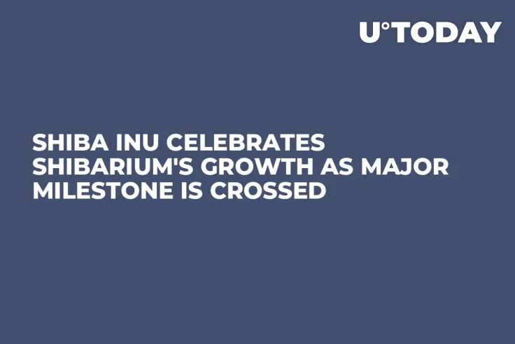 Shiba Inu Celebrates Shibarium's Growth as Major Milestone Is Crossed