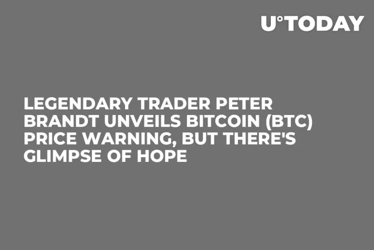 Legendary Trader Peter Brandt Unveils Bitcoin (BTC) Price Warning, But There's Glimpse of Hope