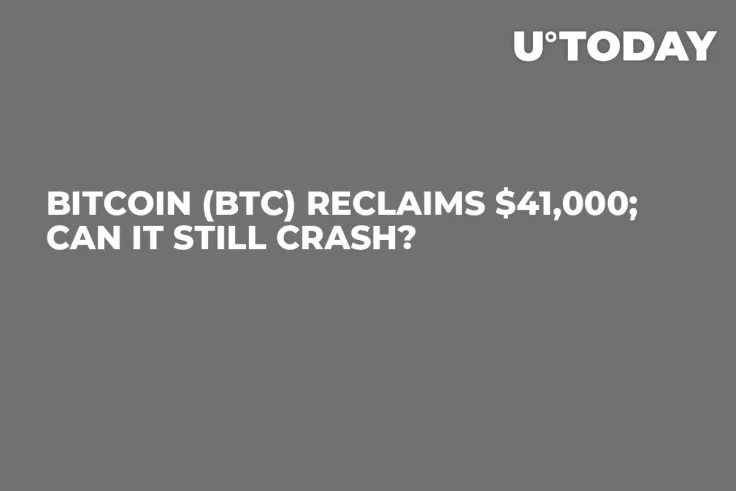 Bitcoin (BTC) Reclaims $41,000; Can It Still Crash? 