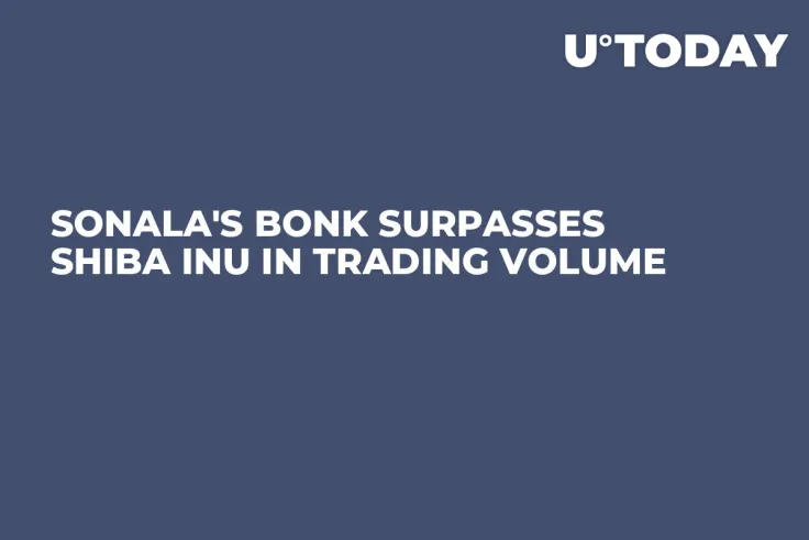 Sonala's Bonk Surpasses Shiba Inu in Trading Volume