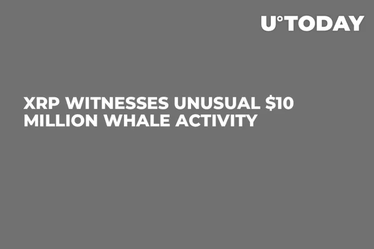 XRP Witnesses Unusual $10 Million Whale Activity