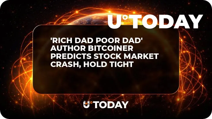 'Rich Dad Poor Dad' Author Bitcoiner Predicts Stock Market Crash, Hold Tight