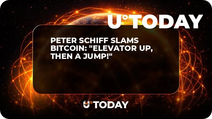 Peter Schiff Slams Bitcoin: "Elevator Up, Then a Jump!"