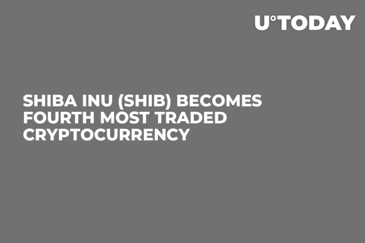 Shiba Inu (SHIB) Becomes Fourth Most Traded Cryptocurrency