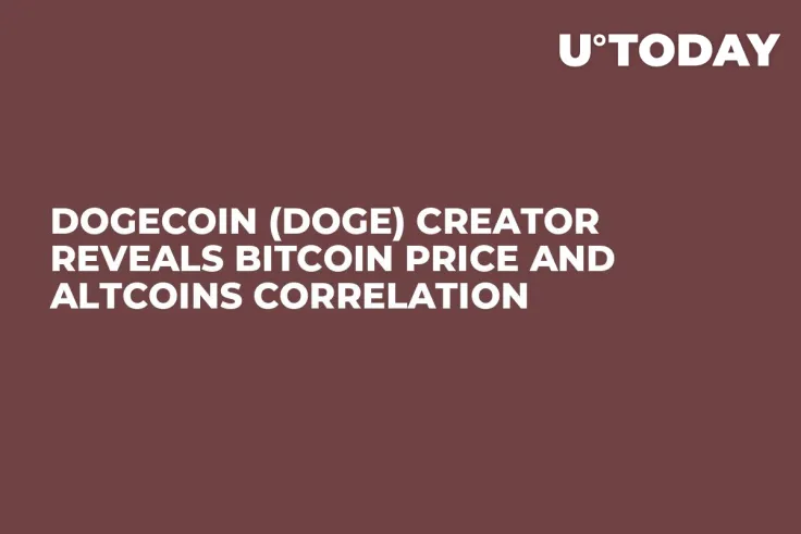 Dogecoin (DOGE) Creator Reveals Bitcoin Price and Altcoins Correlation