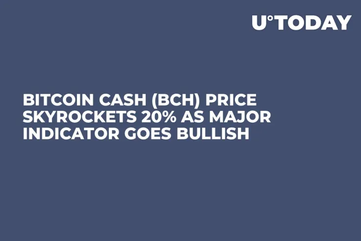 Bitcoin Cash (BCH) Price Skyrockets 20% as Major Indicator Goes Bullish