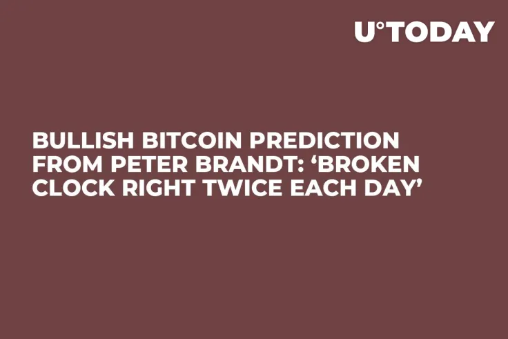 Bullish Bitcoin Prediction from Peter Brandt: ‘Broken Clock Right Twice Each Day’