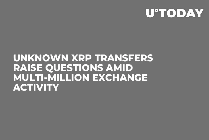 Unknown XRP Transfers Raise Questions Amid Multi-Million Exchange Activity