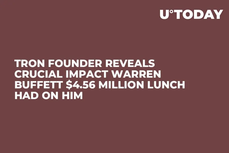 Tron Founder Reveals Crucial Impact Warren Buffett $4.56 Million Lunch Had on Him