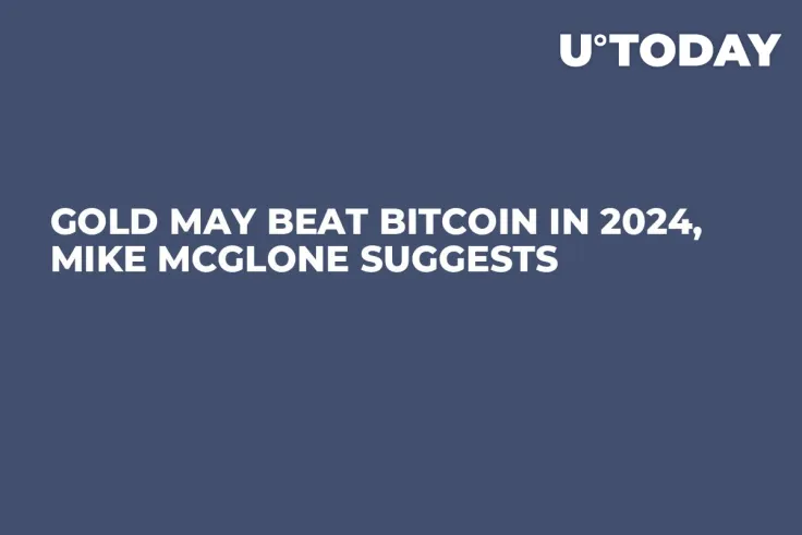 Gold May Beat Bitcoin in 2024, Mike McGlone Suggests