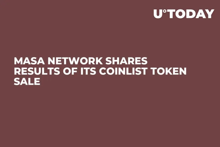 Masa Network Shares Results of Its Coinlist Token Sale