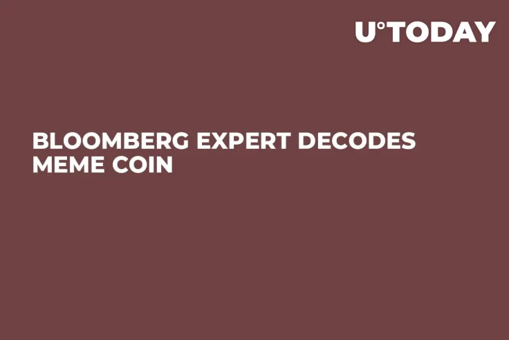 Bloomberg Expert Decodes Meme Coin