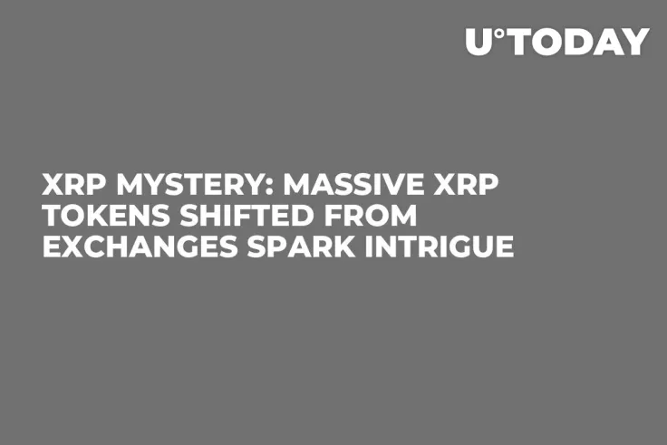 XRP Mystery: Massive XRP Tokens Shifted From Exchanges Spark Intrigue