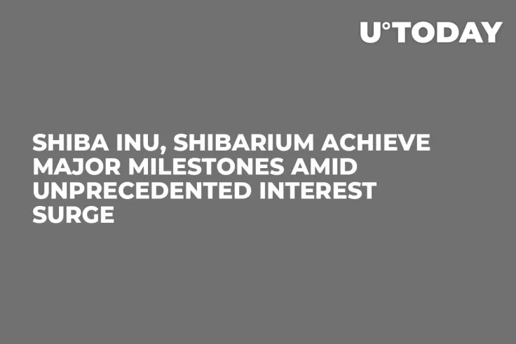 Shiba Inu, Shibarium Achieve Major Milestones Amid Unprecedented Interest Surge