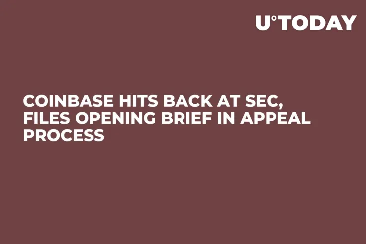 Coinbase Hits Back at SEC, Files Opening Brief in Appeal Process