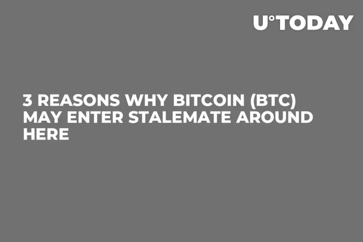 3 Reasons Why Bitcoin (BTC) May Enter Stalemate Around Here 