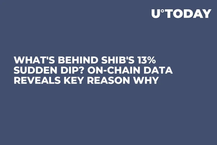 What's Behind SHIB's 13% Sudden Dip? On-chain Data Reveals Key Reason Why