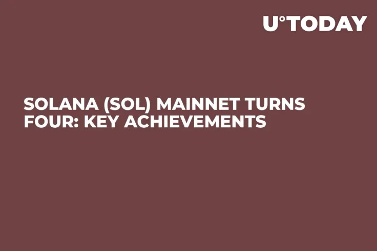 Solana (SOL) Mainnet Turns Four: Key achievements