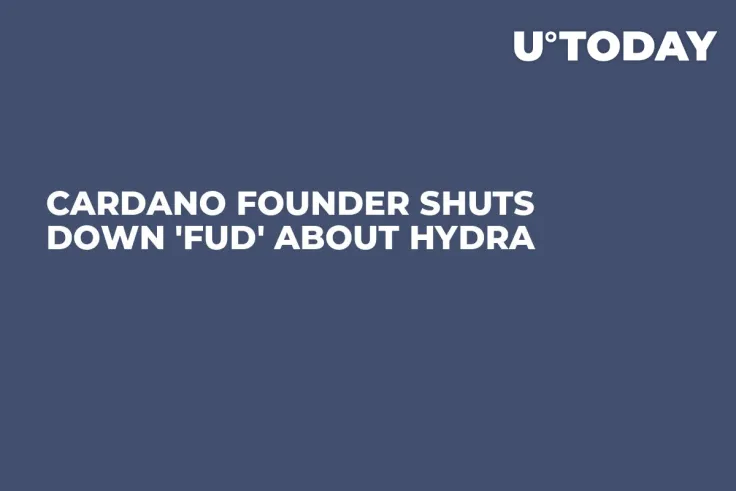 Cardano Founder Shuts Down 'FUD' About Hydra