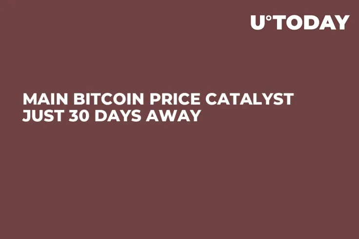 Main Bitcoin Price Catalyst Just 30 Days Away