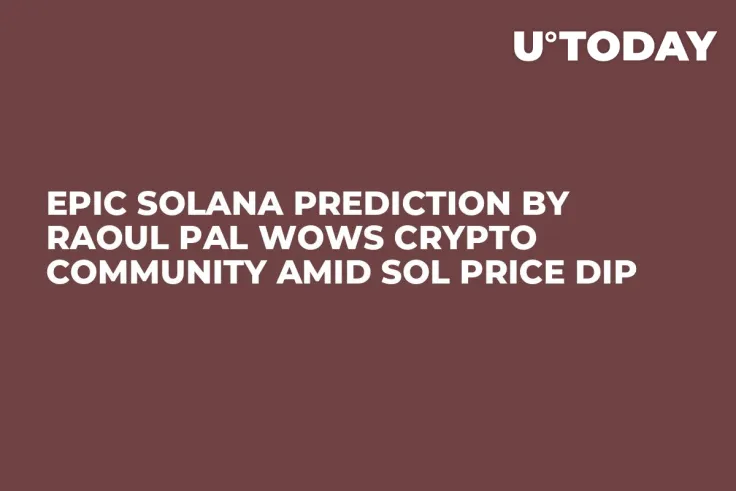 Epic Solana Prediction by Raoul Pal Wows Crypto Community Amid SOL Price Dip