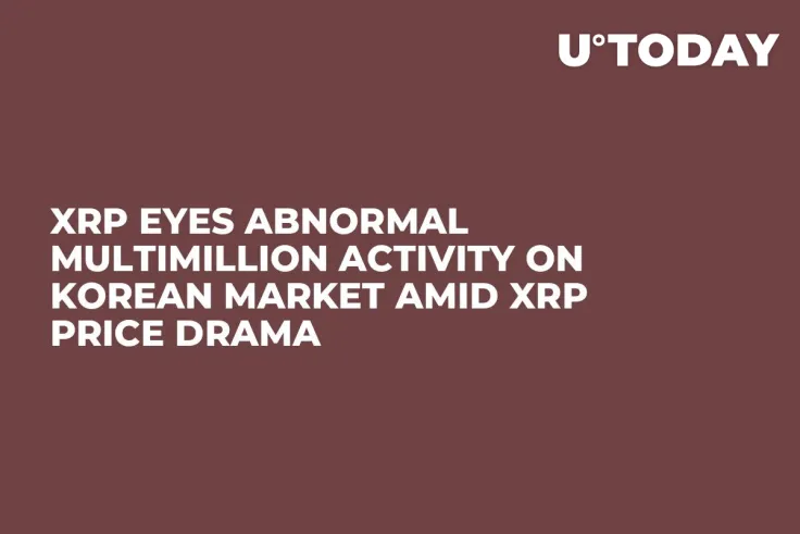 XRP Eyes Abnormal Multimillion Activity on Korean Market Amid XRP Price Drama