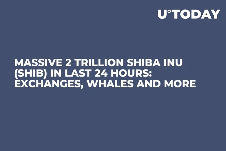 Massive 2 Trillion Shiba Inu (SHIB) in Last 24 Hours: Exchanges, Whales and More