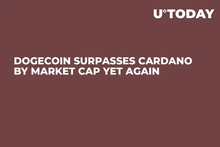 Dogecoin Surpasses Cardano by Market Cap Yet Again