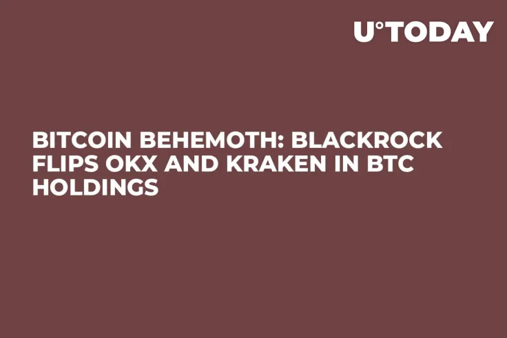 Bitcoin Behemoth: BlackRock Flips OKX and Kraken in BTC Holdings