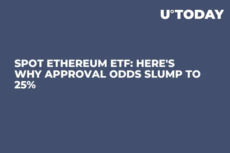 Spot Ethereum ETF: Here's Why Approval Odds Slump to 25%